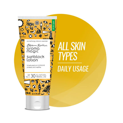 Aroma Magic Matte Sunblock Sunscreen Lotion | SPF 30 PA++ Protection-100ml