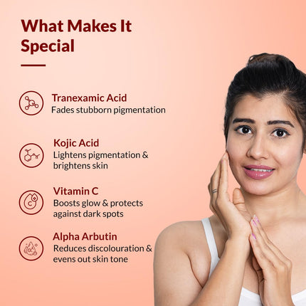 Fixderma Tranexamic Acid + 2% Kojic Acid + 1% Arbutin SKARFIX -TX Face Cream