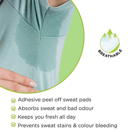 Pee Safe Disposable Underams Sweat Pads For Women & Men (7 Pairs X 2) 28 Pads
