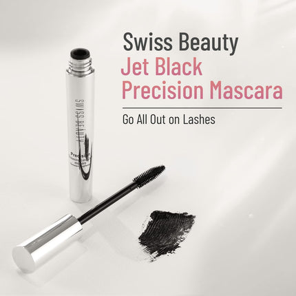 Swiss Beauty Waterproof Volume Mascara -Jet Black, 8.5Ml