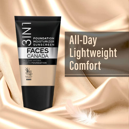 FACESCANADA Cream All Day Hydra Matte Foundation-18 ml