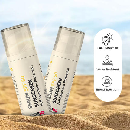 Cos-IQ Sunscreen SPF 50 Serum, PA++++ | 30ml