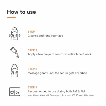 DERMATOUCH Bye Bye Pigmentation Serum | 30ml