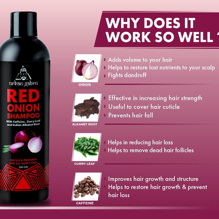 UrbanGabru Red Onion Shampoo-200gm