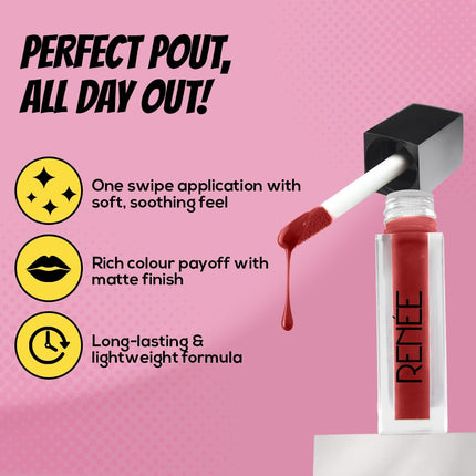 RENEE Everyday Quick Stay Liquid Lipstick
