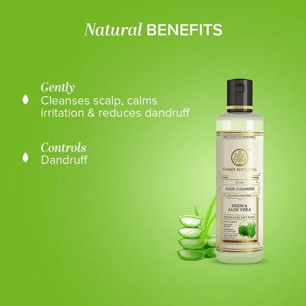 Khadi Natural Neem & Aloe Vera Herbal Shampoo-210ml