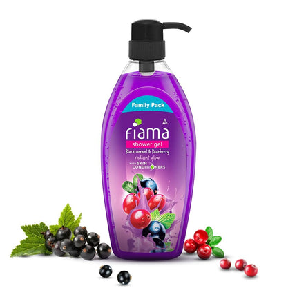 Fiama Body Wash Shower Gel Blackcurrant & Bearberry, 895 ml