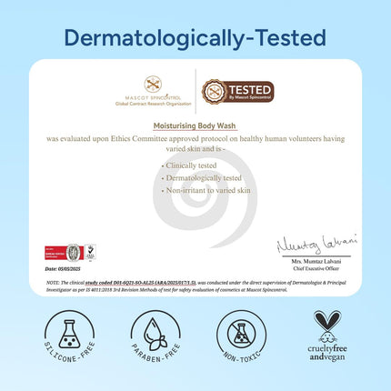 Arata Moisturising Body Wash for Dry Skin with Shea Butter & Glycerine-300ml