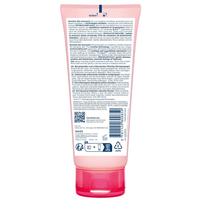 Bioderma Sensibio Gentle Soothing Micellar Cleansing Foaming Gel-100ml