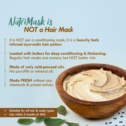 Nat Habit Curry Sesame NutriMask Fresh Hair Mask