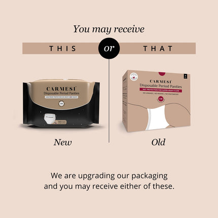 Carmesi Disposable Period Panties for Women & Girls - Pack of 10 (M-L)