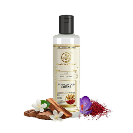 Khadi Natural Sandalwood & Kesar Moisturizer-210ml