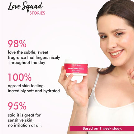 THE LOVE CO. Body Butter Japanese Cherry Blossom -200gm