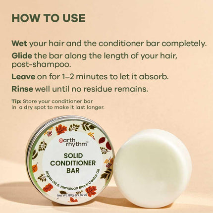 Earth Rhythm Solid Conditioner Bar-80gm