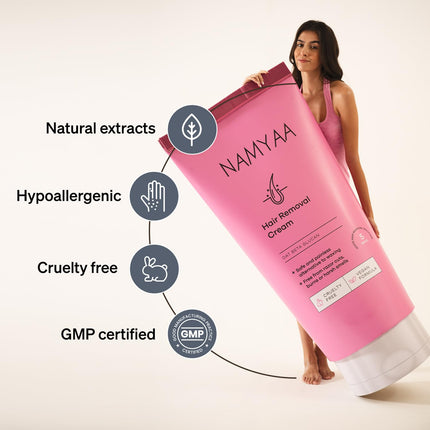 Namyaa Hair Removal Cream for Intimate Skin women 60gm