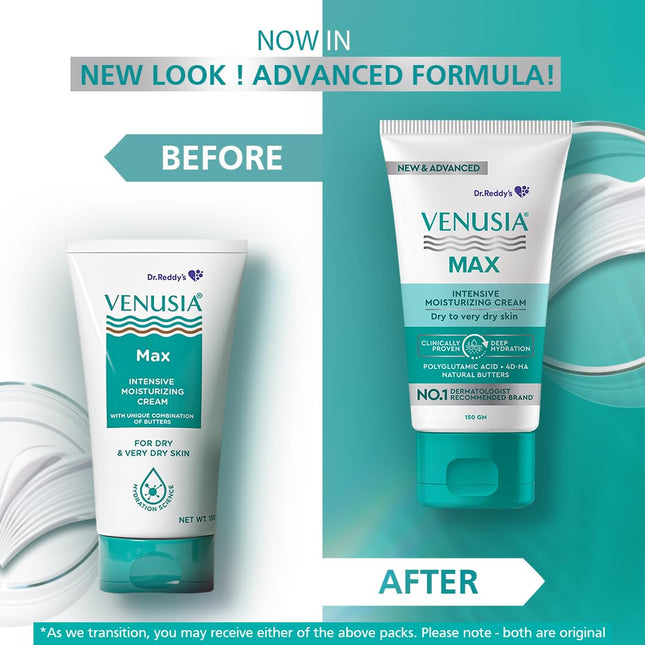 Dr. Reddy's Venusia Max Intensive Moisturizing Cream-150 g