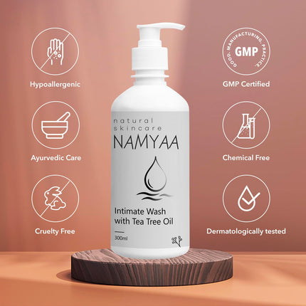 Namyaa Natural Intimate Wash With Tea Tree Oil -300ml