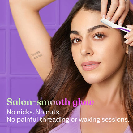 Bombae Reusable Face Razor Woman Facial Hair - 3 Eyebrow Razor|