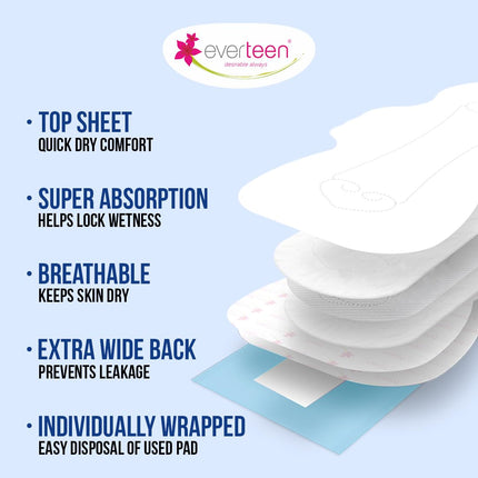 Everteen XXL Sanitary Napkin Pads (40 Pads, 320mm)