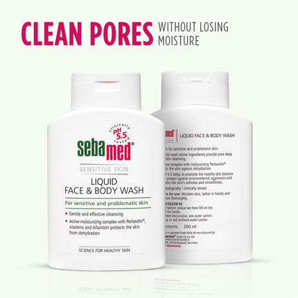 Sebamed Liquid Face & Body Wash 200Ml