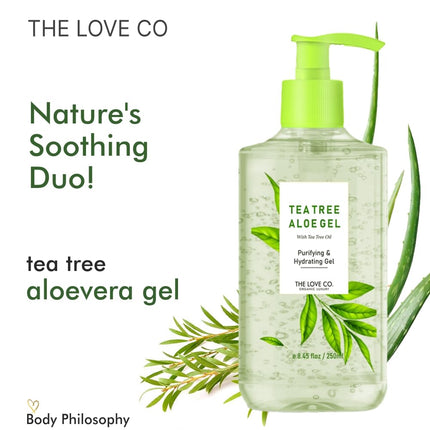 THE LOVE CO Aloe Vera & Tea Tree Oil Gel - 250ml