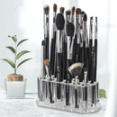 Acrylic Eyeliner Lip Liner Holder Organizer, 26 Slots Makeup Brush Pencil Organization Container, Clear Cosmetic Storage Display Holder (Only Stand) 1 Piece