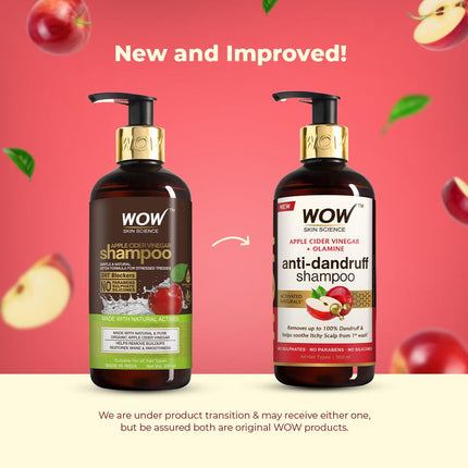 WOW Skin Science Apple Cider Vinegar Shampoo-300ml