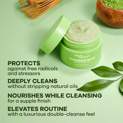 Earth Rhythm Matcha Green Tea Cleansing Balm-40gm