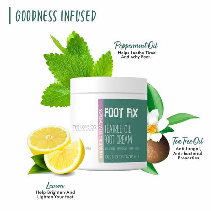 THE LOVE CO Foot Cream For Cracked Heels - 100g