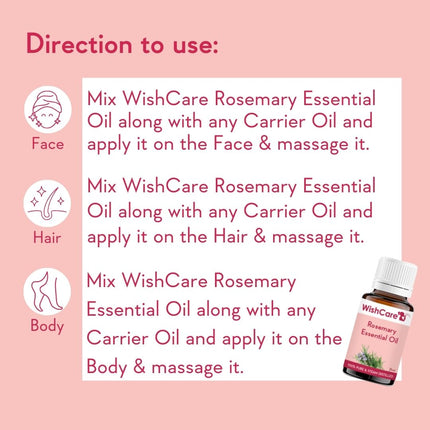 WishCare Rosemary Essential Oil 15 ML