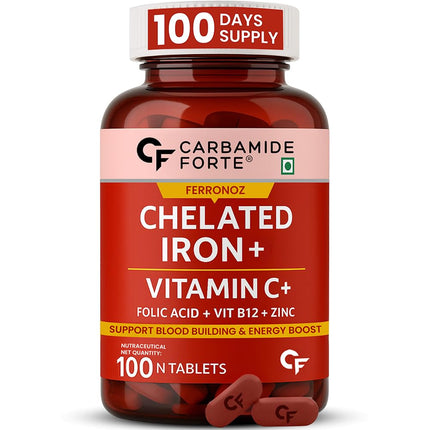 Carbamide Forte Chelated Iron Supplement Veg Tablets