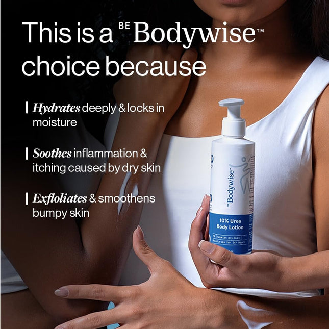 Be Bodywise 10% Urea Body Lotion  | With Ceramides, Kokum & Mango Seed Butter | 200ml