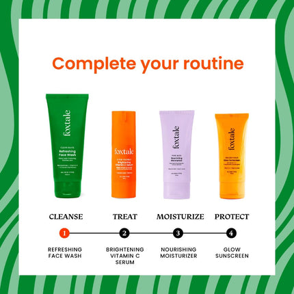 Foxtale Refreshing Face Wash for Deep Cleansing with Niacinamide - 100 ml