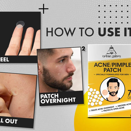 UrbanGabru Acne Pimple Patch - 72 Invisible Facial Stickers