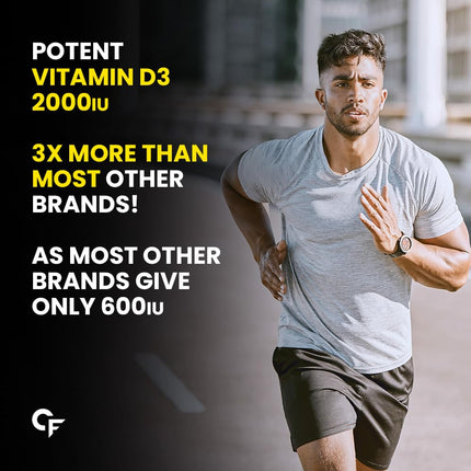 Carbamide Forte Vitamin D3 2000IU | 90 Tablets