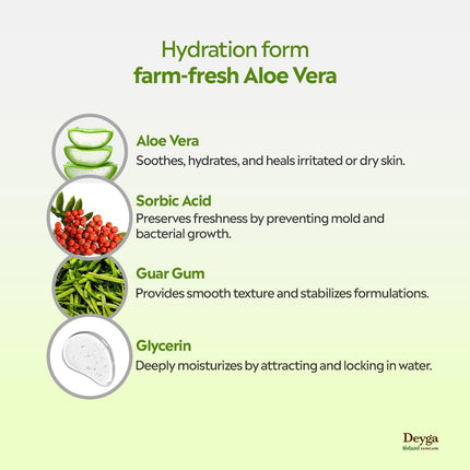 Deyga Aloe Vera Gel For Men & Women (100g)