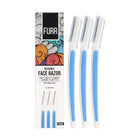 FURR Reusable Face Razor For Women Facial Hair With German Blade- Pack of 3
