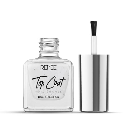 RENEE Top Coat Glossy Finish Nail Enamel-10ml