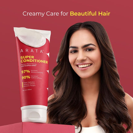 Arata Super Conditioner (200ml) For Frizzy Hair