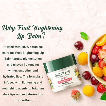 Biotique Fruit Lip Balm All Skin Types | 12G