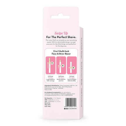 Plush Swipe Reusable Face Razor | Pack of 2