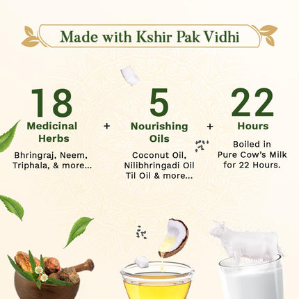 SESA Ayurvedic Hair Oil 200Ml + Anti Hairfall Shampoo 500Ml