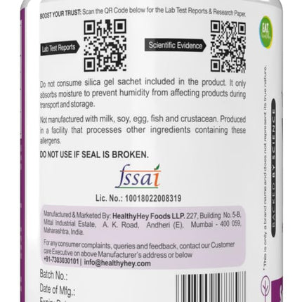 Healthy Hey Nutrition Vitamin K2 - 120 Capsules