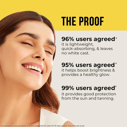 Dr. Sheth's Ceramide & Vitamin C Oil-Free Sunscreen SPF 50+ PA++++  For Men & Women | 50 g