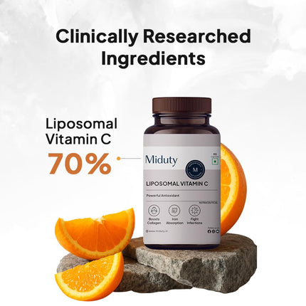 Miduty Liposomal Vitamin C-90 Capsules