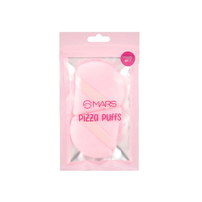 MARS Pizza Powder Puff for Face Makeup -Pack of 2