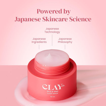 Clayco. Rice & Sake Sleep Mask 50 Ml | Face Mask