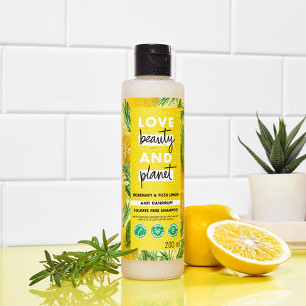 Love Beauty And Planet Rosemary & Yuzu lemon  anti dandruff shampoo 200ml