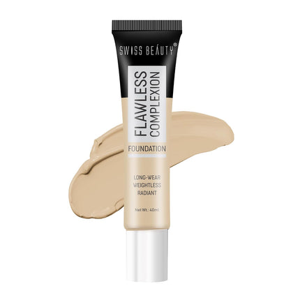 Swiss Beauty Pearl Illuminator Light Coverage Natural Foundation Cream-35g