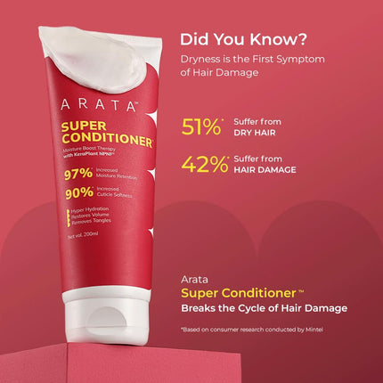Arata Super Conditioner (200ml) For Frizzy Hair